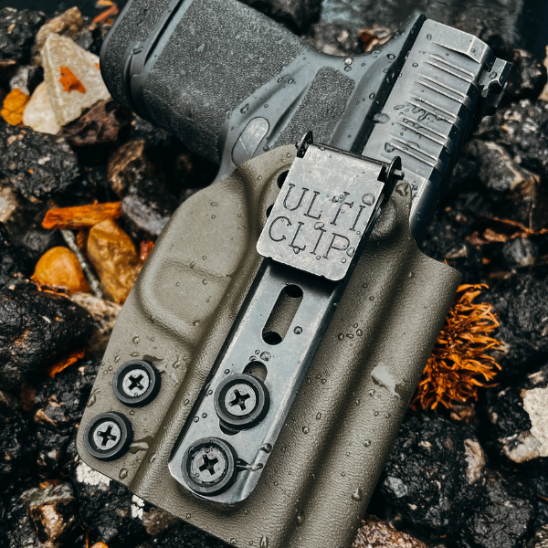 Image of an Inside the Waistband (IWB) holster.