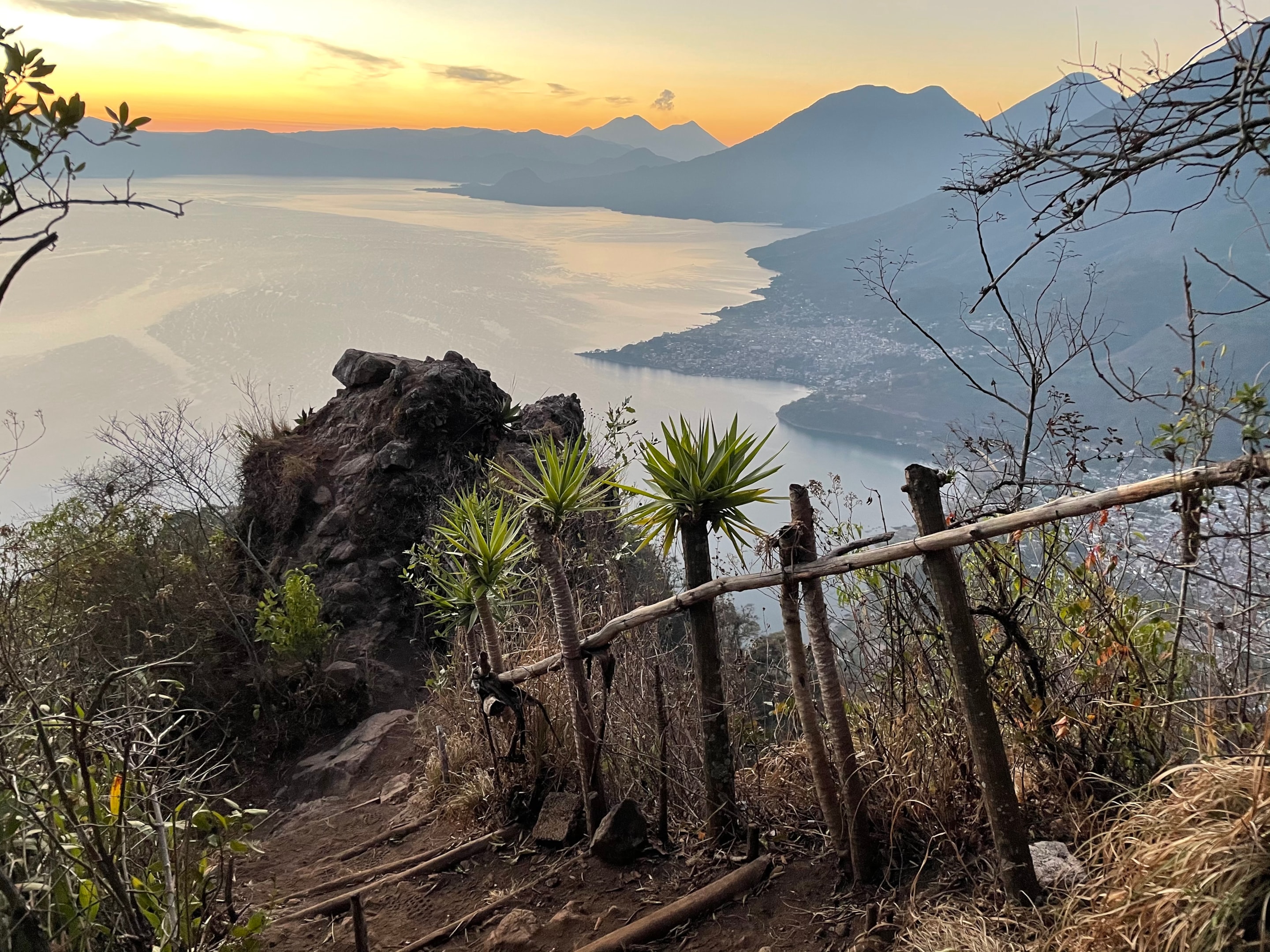 A hike overlooking Lake Atitlan, Guatemala