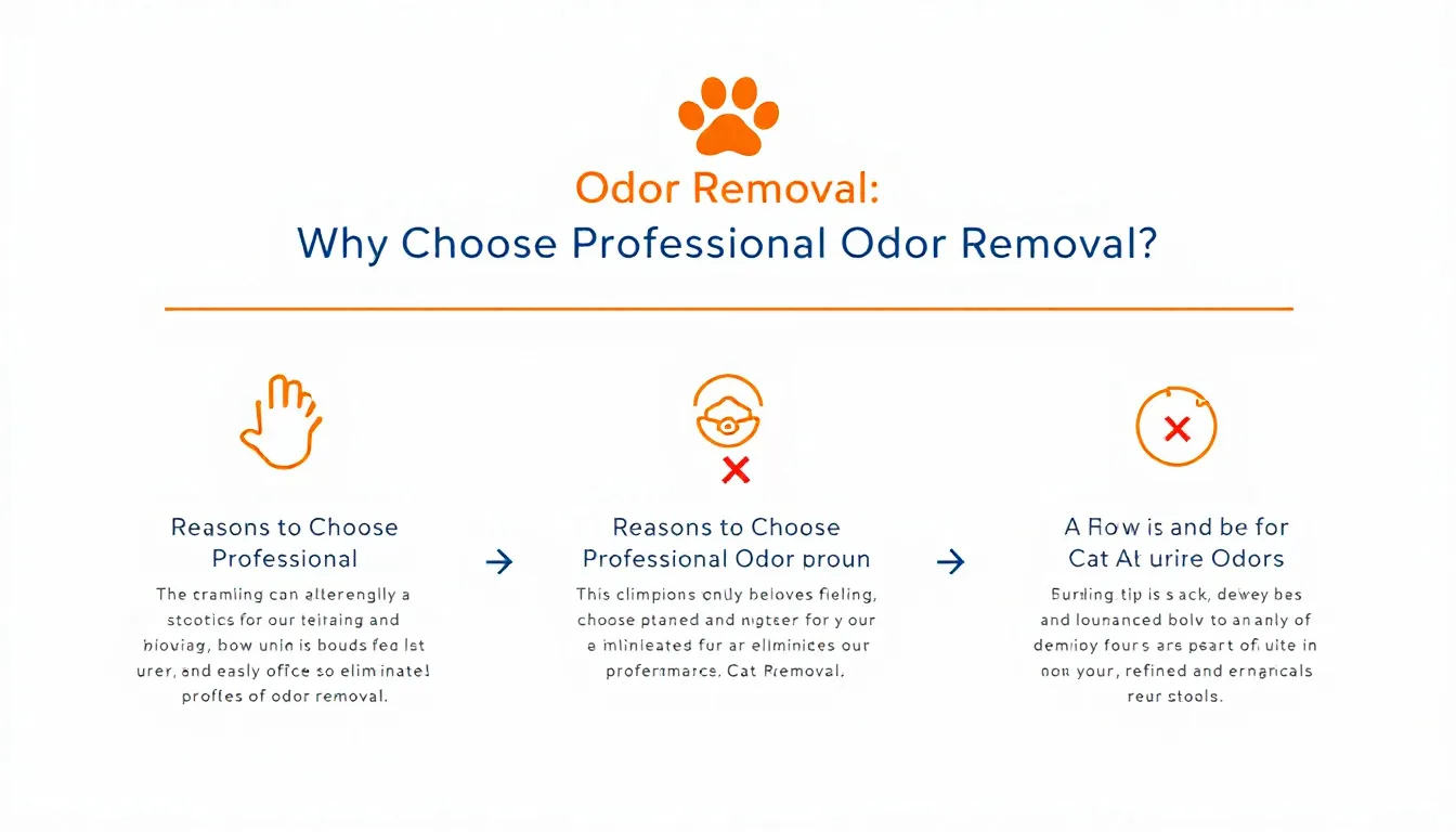 Reasons to choose professional odor removal services for cat urine odors.