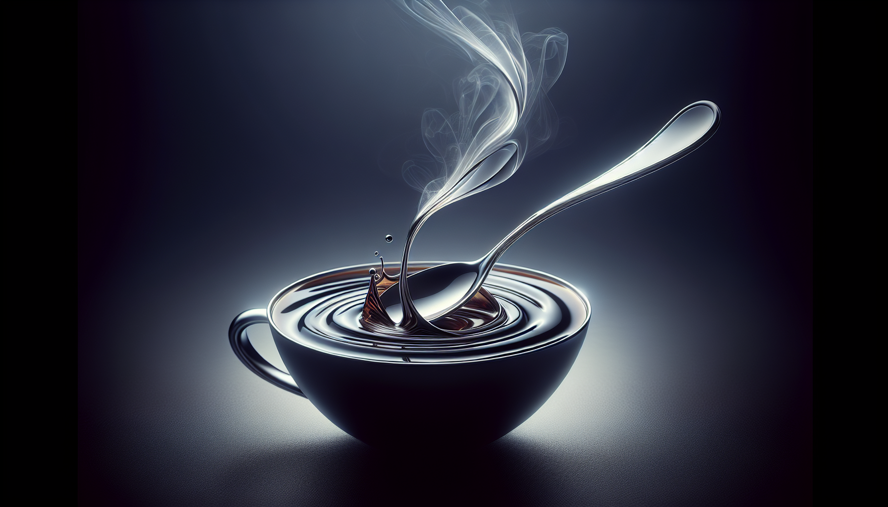 A coffee spoon enhancing the aroma and flavor of coffee