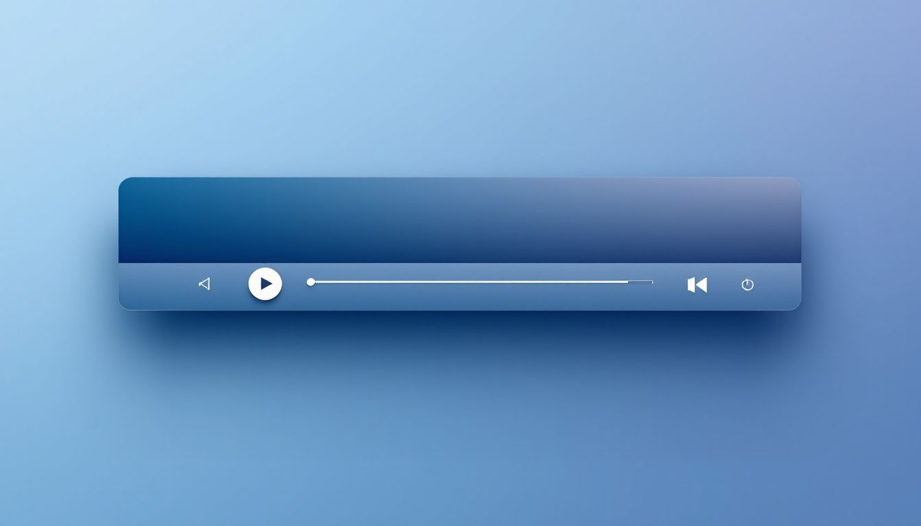 An embedded audio player on a podcast website.