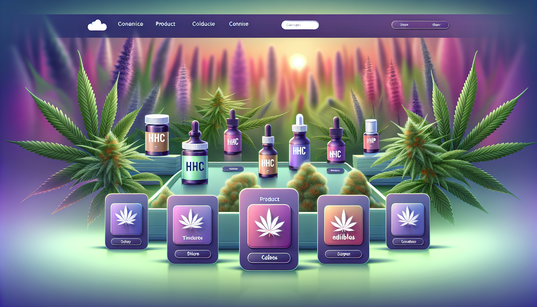 An online shop for HHC products that offers a variety of hemp flowers.