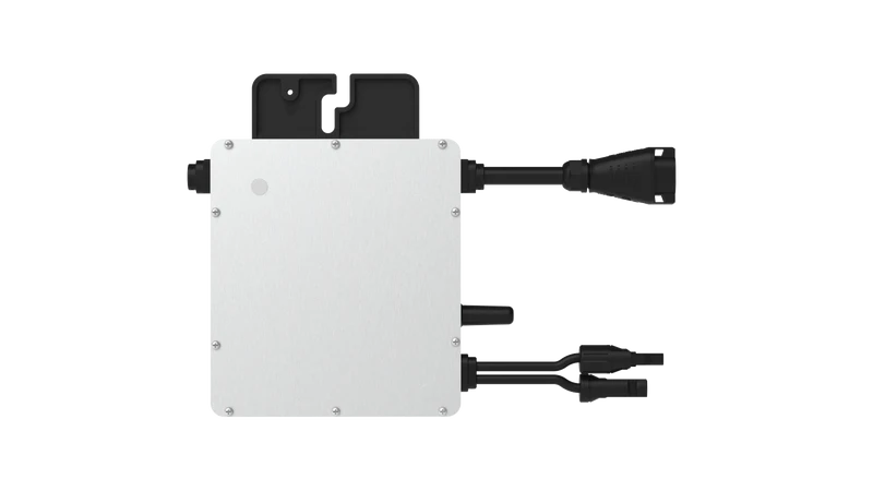 Mikrowechselrichter für Balkonkraftwerke: Kompakte Einheit zur Umwandlung von Solarstrom in netzkompatiblen Wechselstrom.