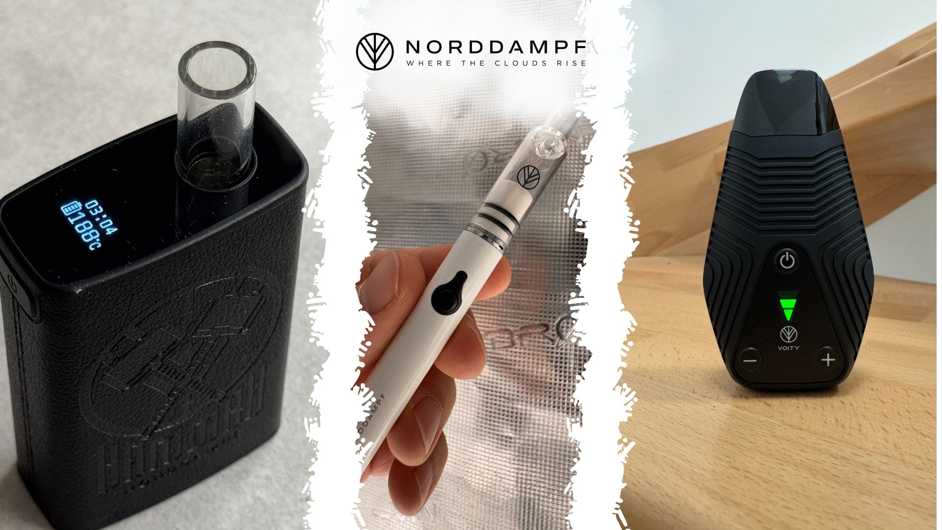 Verschiedene Norddampf Vaporizer