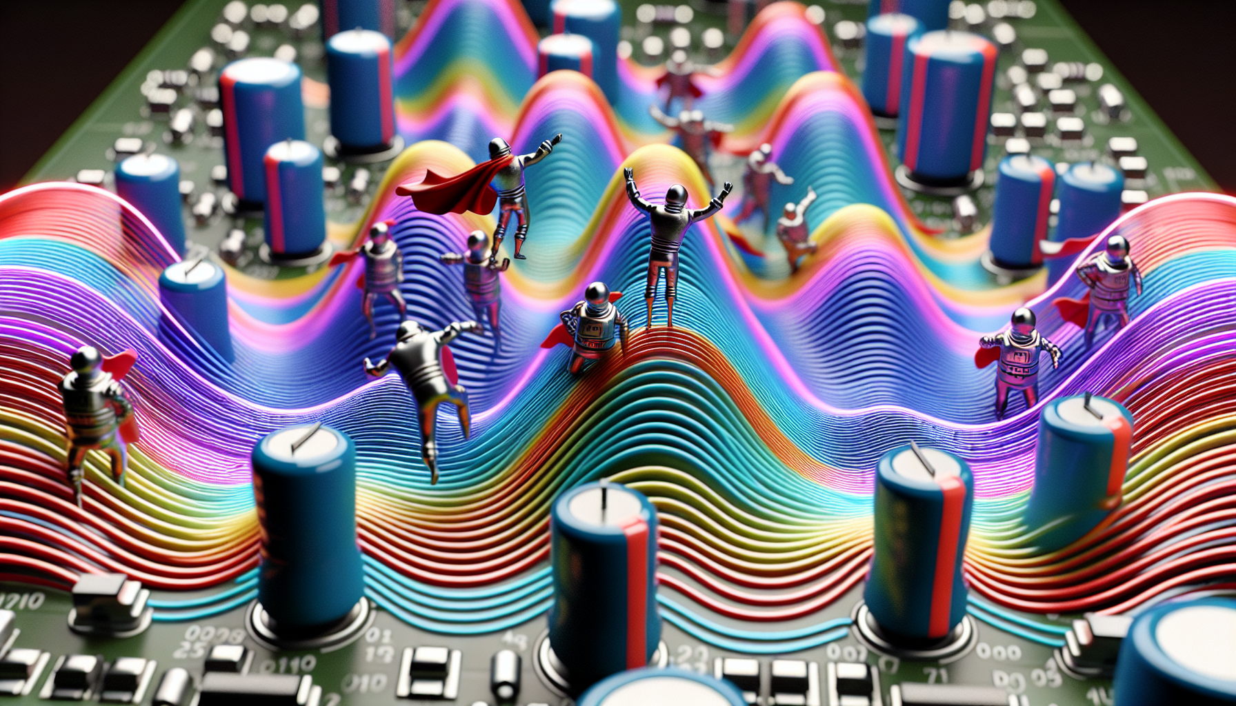 Illustration of low distortion oscillators