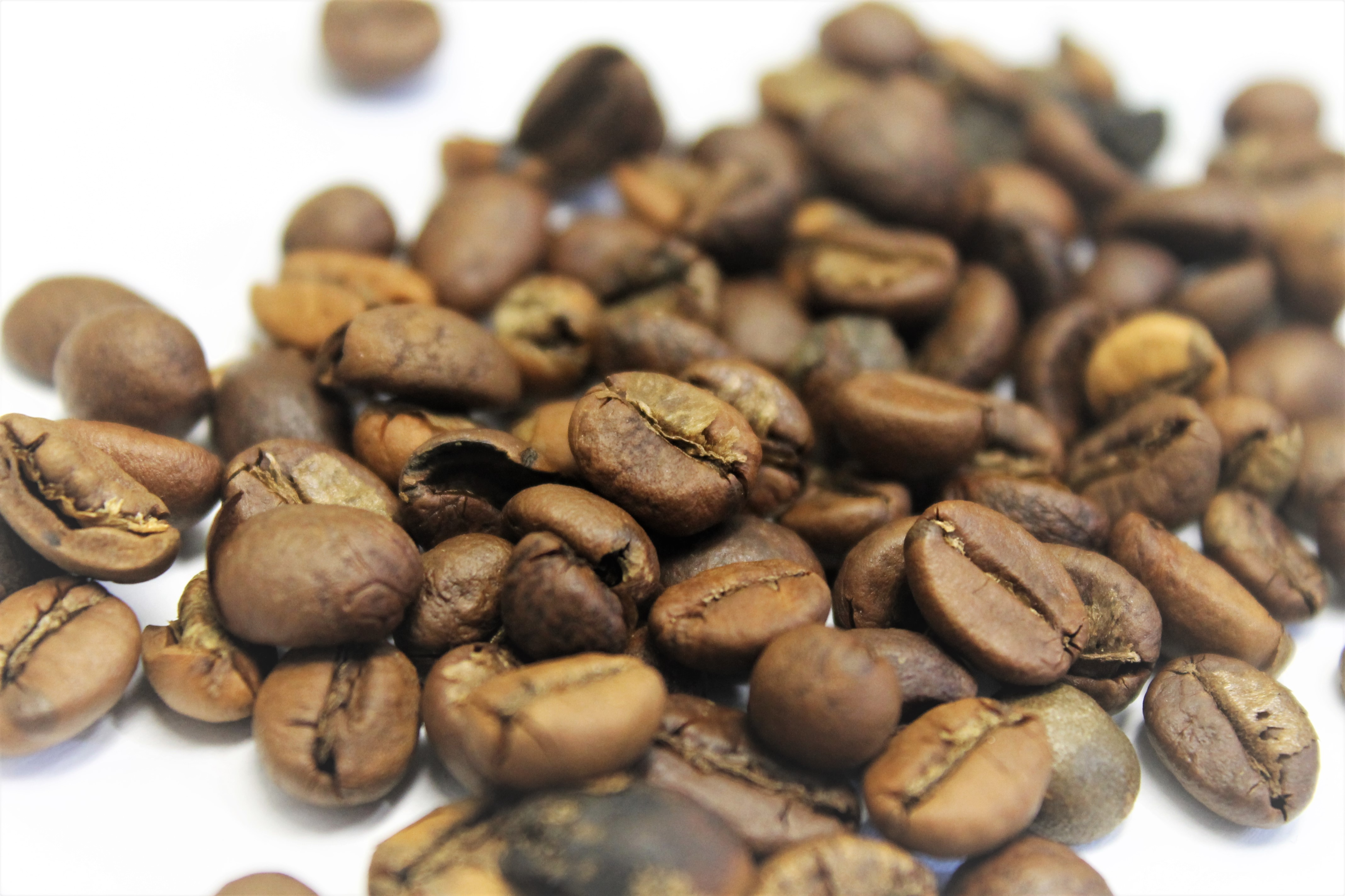 Coffee bean roast defects during the coffee roasting process