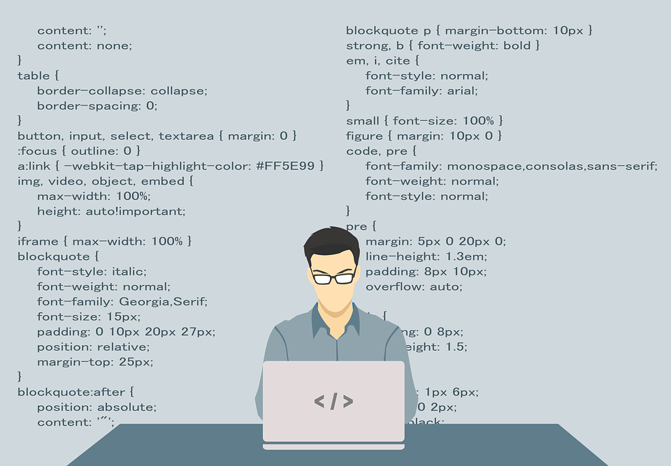 man using right frontend framework