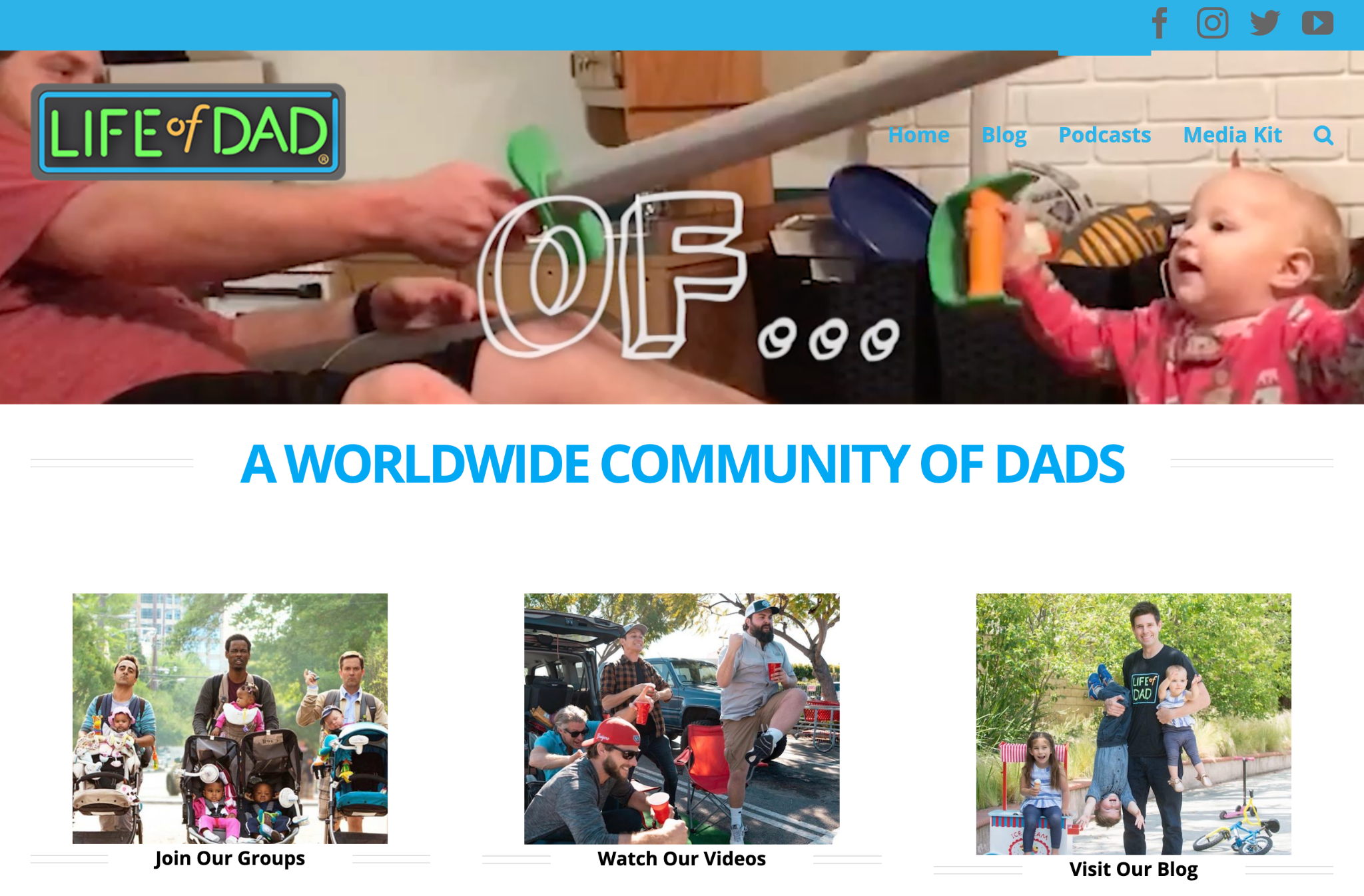 Life of Dad offers dads a community. 