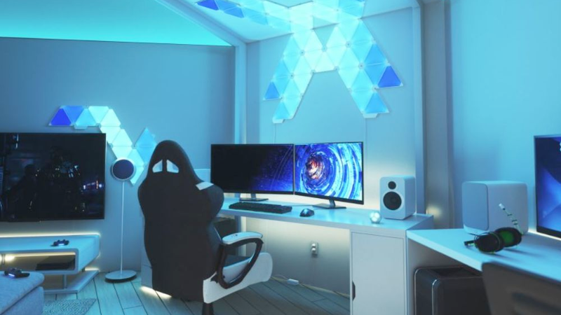 blue LEDs for gaming