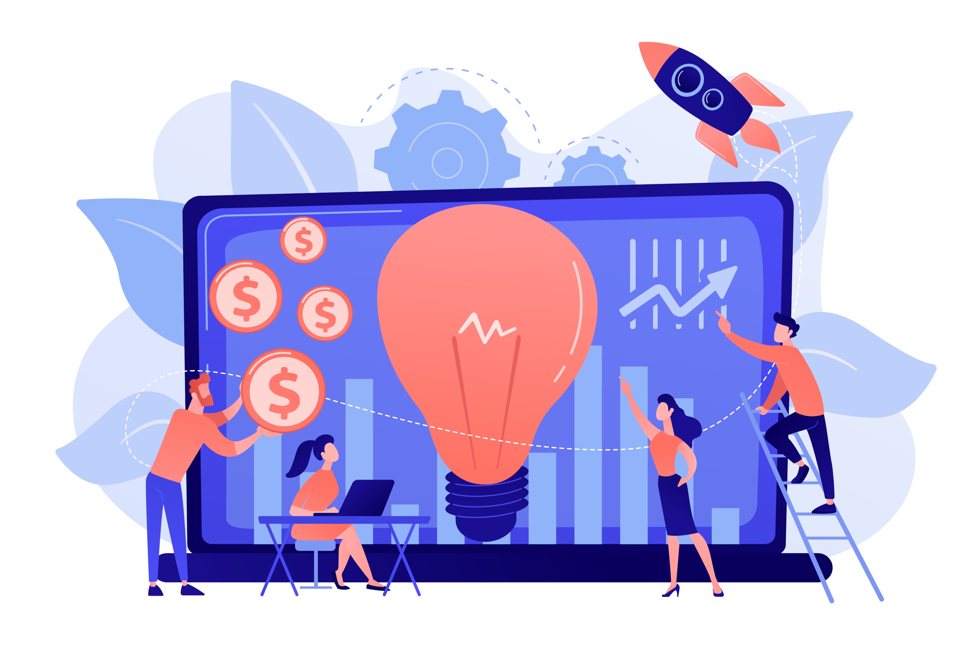 Fintech PR: Driving Growth and Building Strong Brands The image depicts marketing strategy implemented for a startup