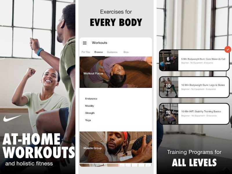 Nike training club best workout apps