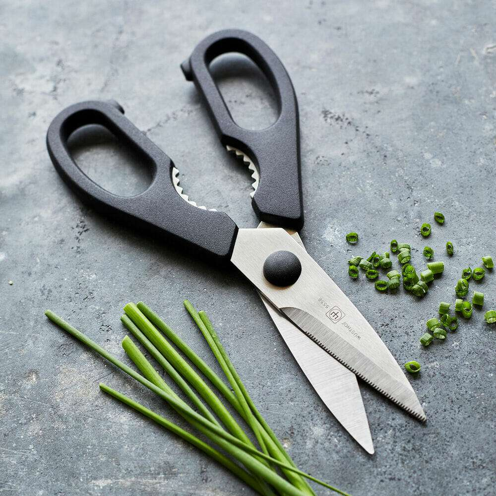 sharpen kitchen scissors, scissor blade