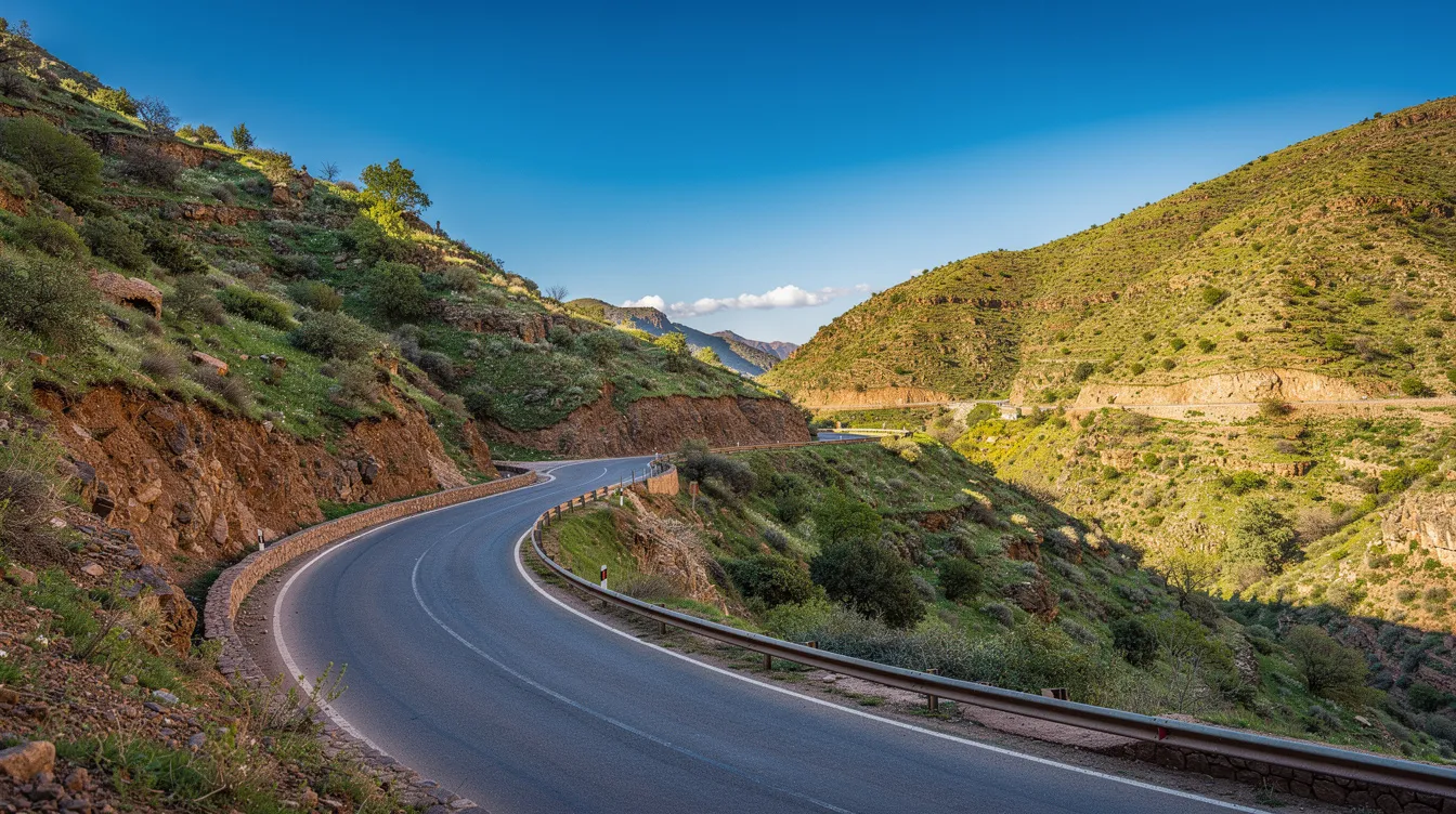 طريق ديال الجبل كتلوى وداير بيها الخضرة فالمغرب.