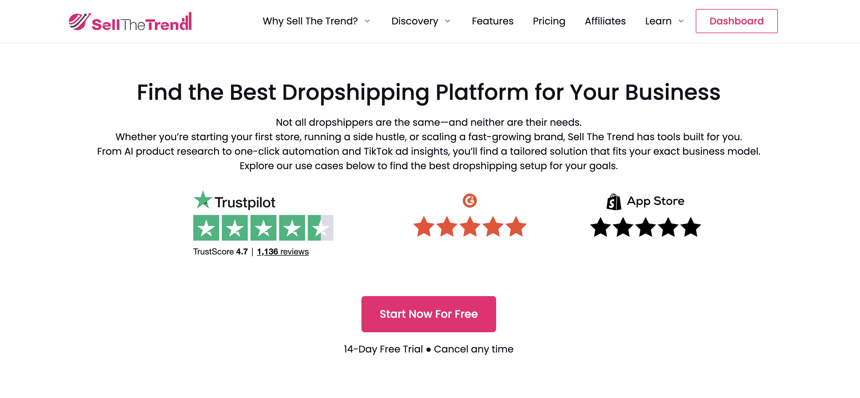 One of the top AI Dropshipping platforms