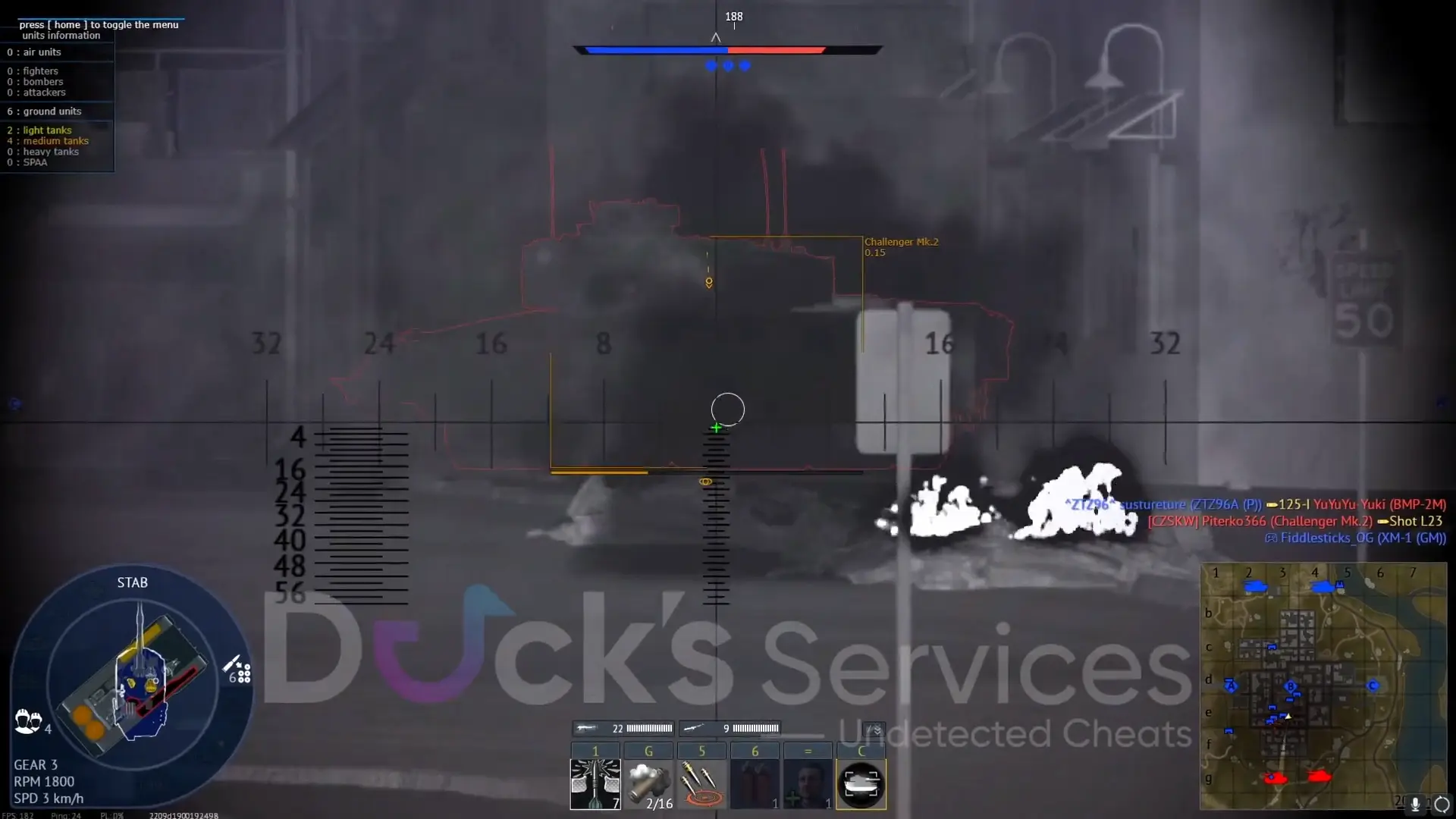 War Thunder game battlefield