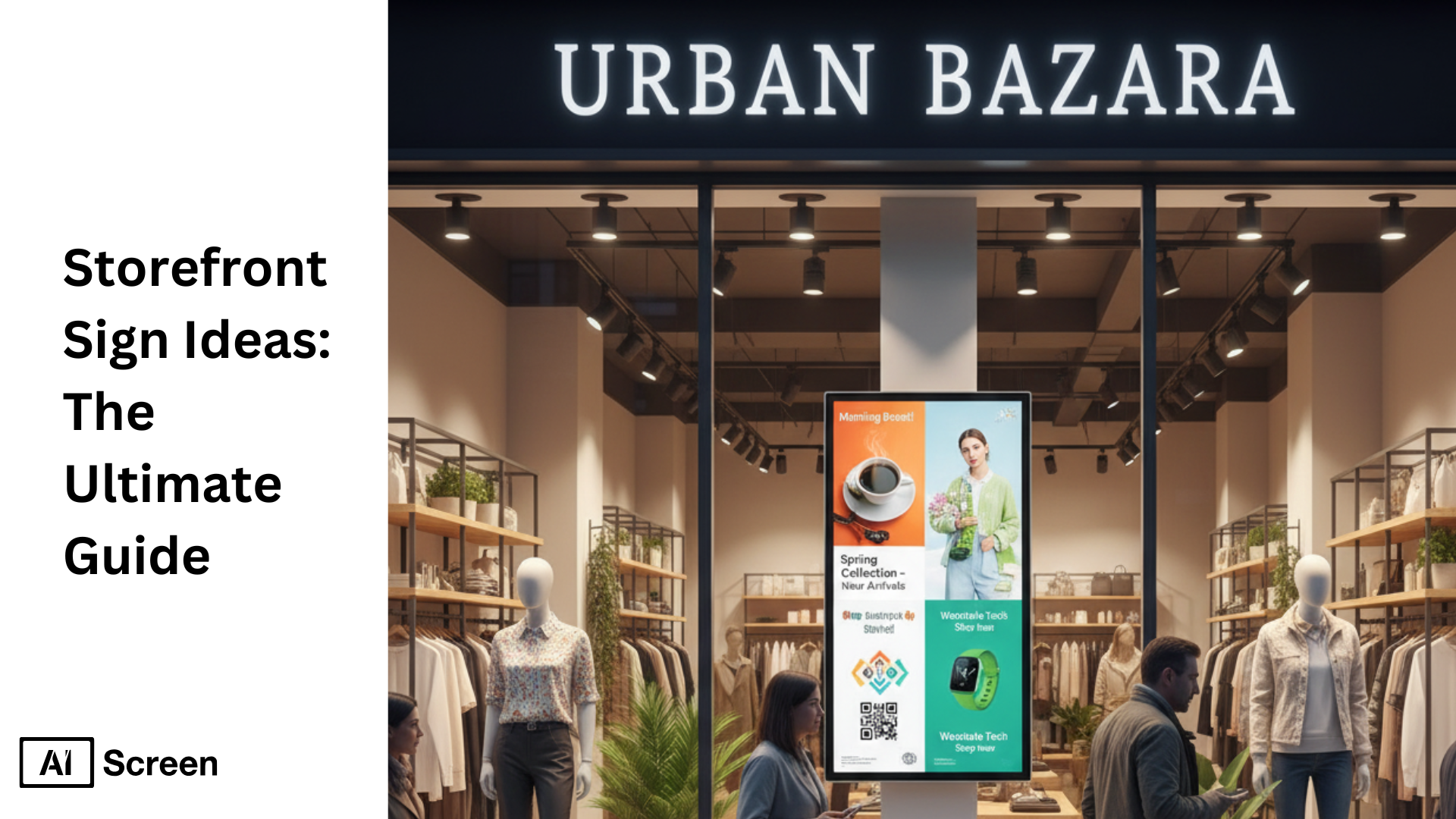 Storefront Sign Ideas: The Ultimate Guide 1 creative storefront sign ideas for businesses