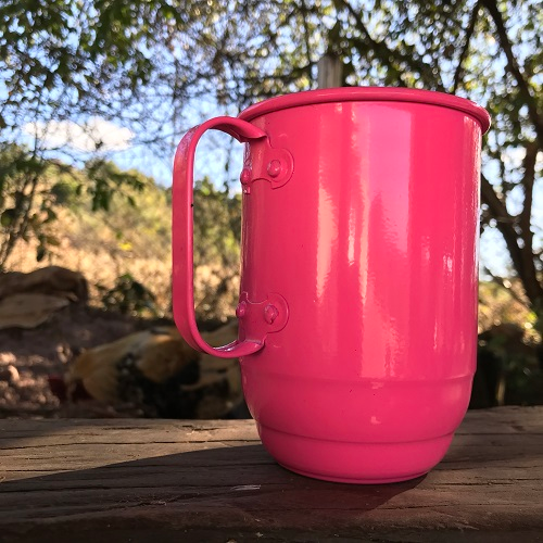  850 ml em alumínio rosa pink para festas