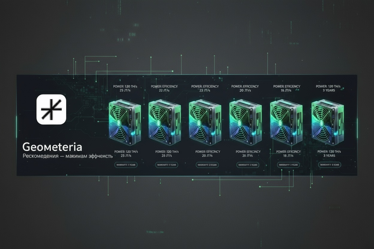 Дата-центр Geometria для размещения ASIC майнеров - профессиональный хостинг с тарифом 5.75 руб/кВтч