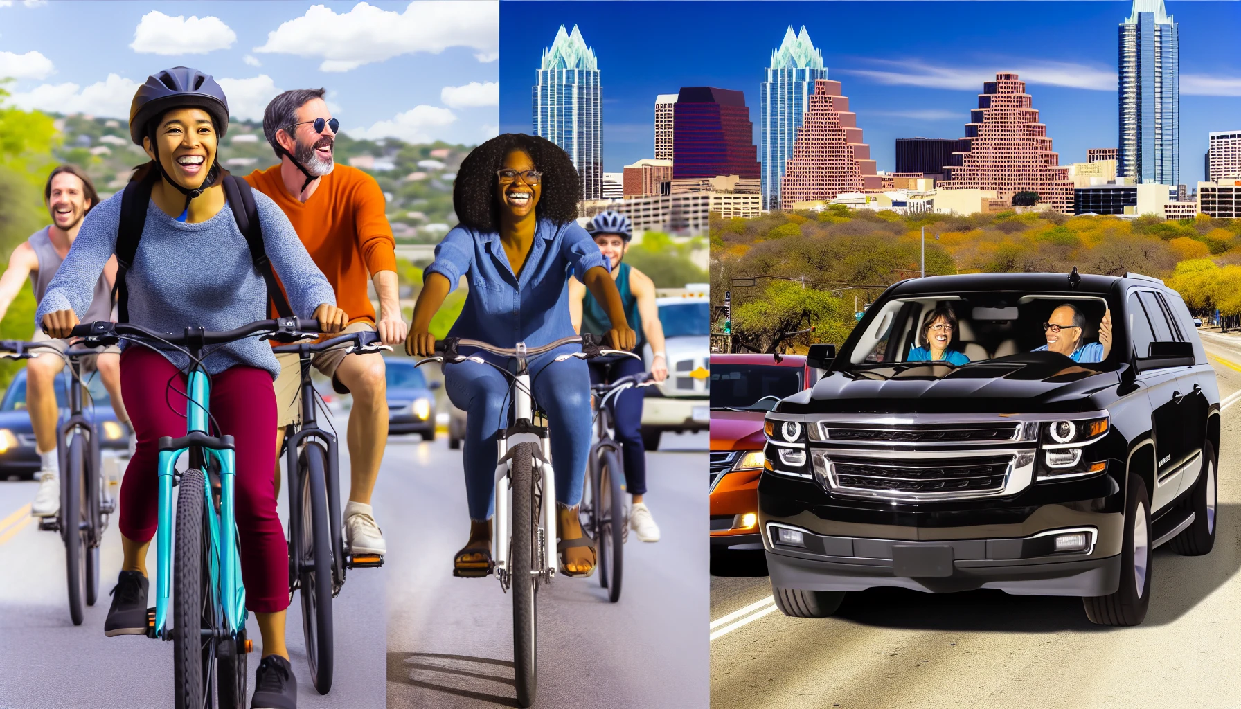 Comparison of transportation methods in Austin vs San Antonio