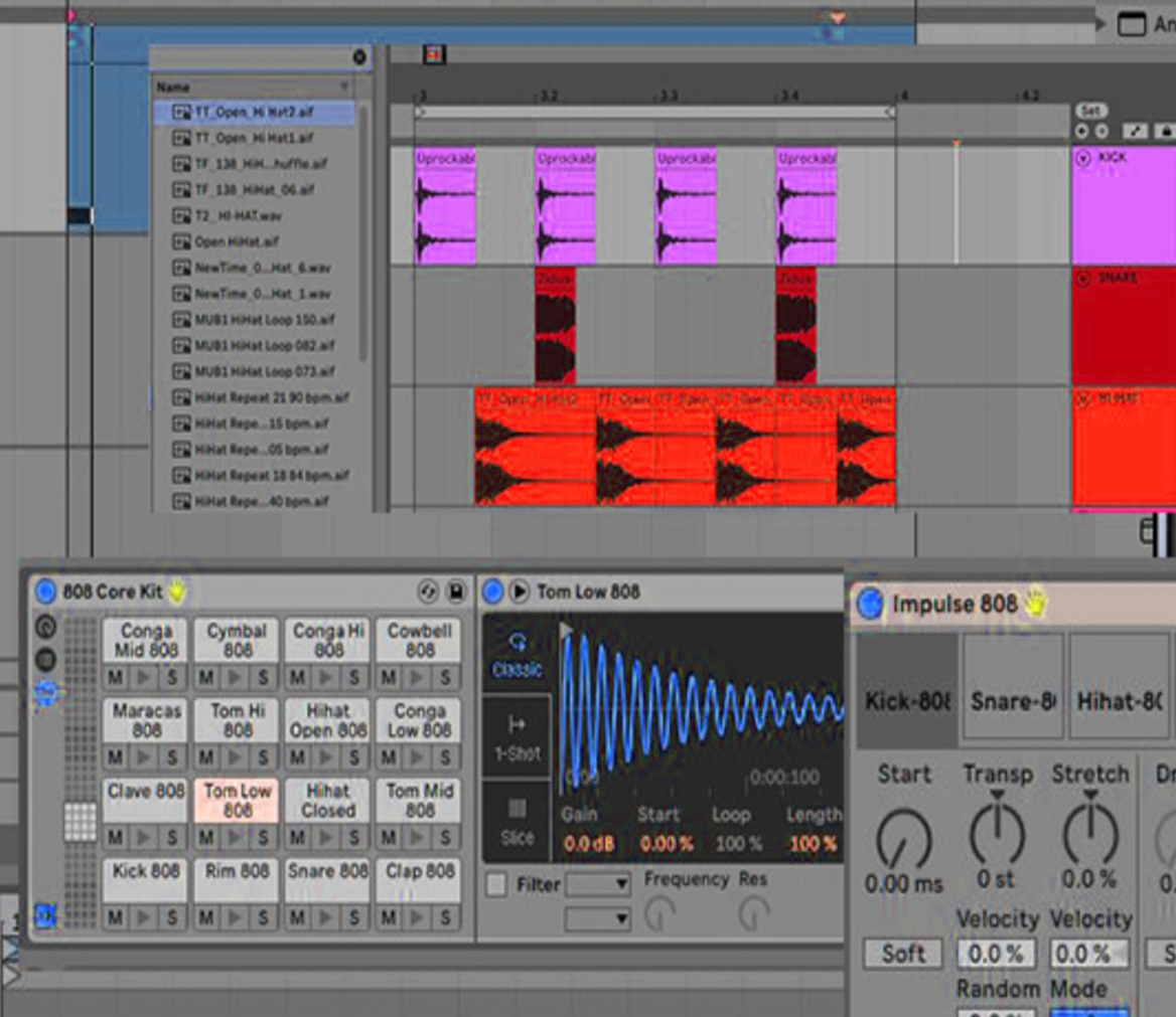 You can just sequence your drums right in the timeline of a DAW