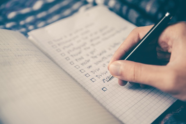 Create a loan document checklist to help stay organized