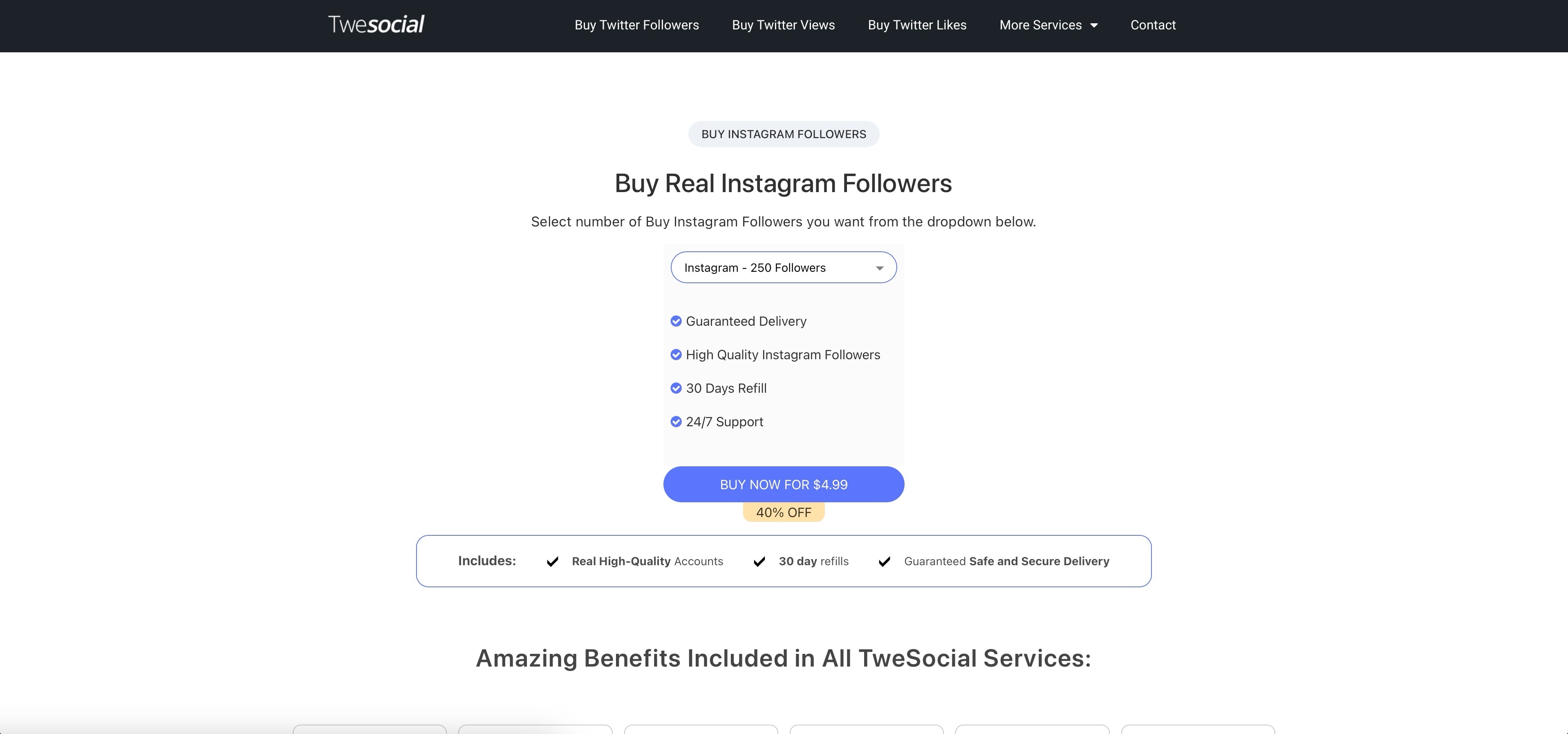 twesocial buy instagam followers australia page