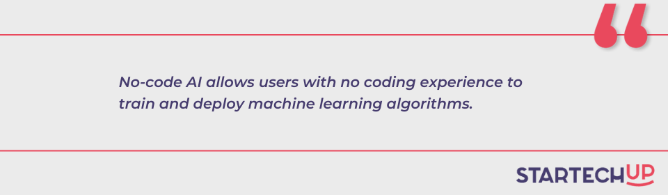 Devis de Startechup no-code ai