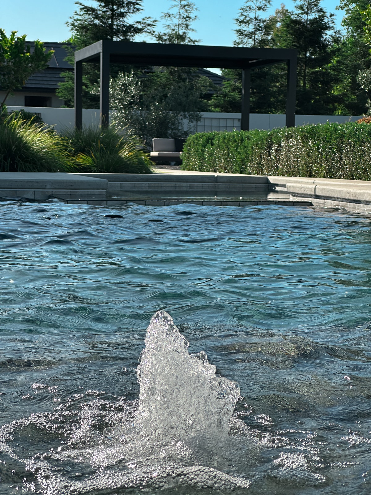 Adding a water feature can create a calming presence and give you that oasis you are seeking.