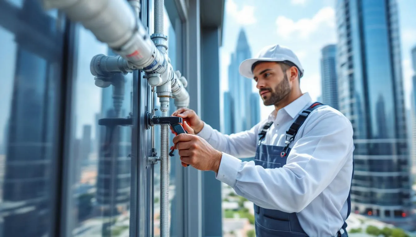 Reliable plumbing services in action.