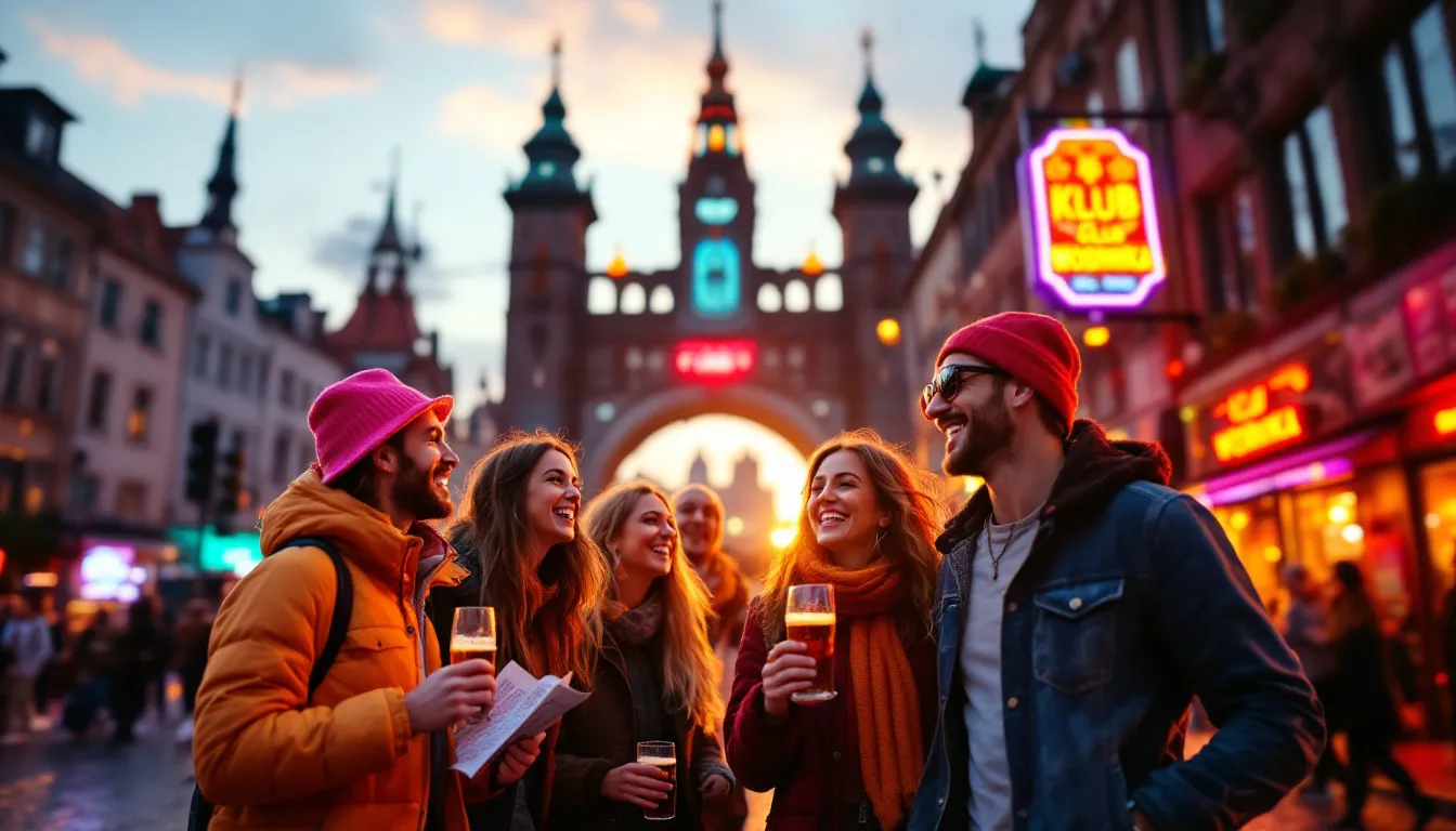 Vigtige tips til en Gdansk herretur, der fremhæver lokale natteliv.