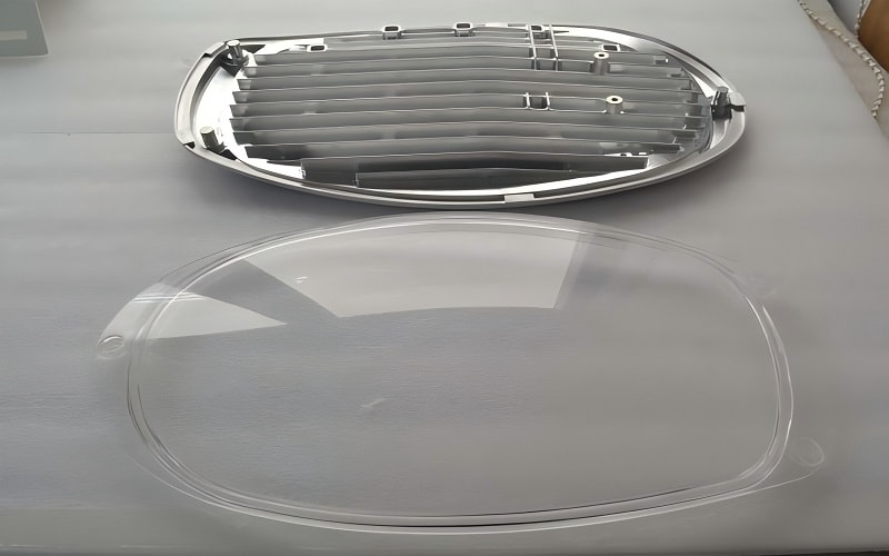 cnc-machined acrylic components are used in automotive lenses