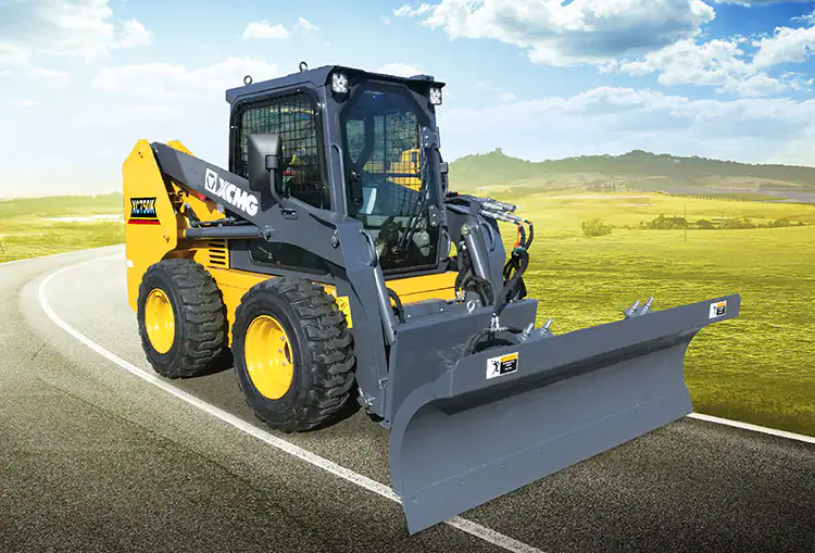 chinese skid steer manufacturers site cleaning logistics support urban infrastructure