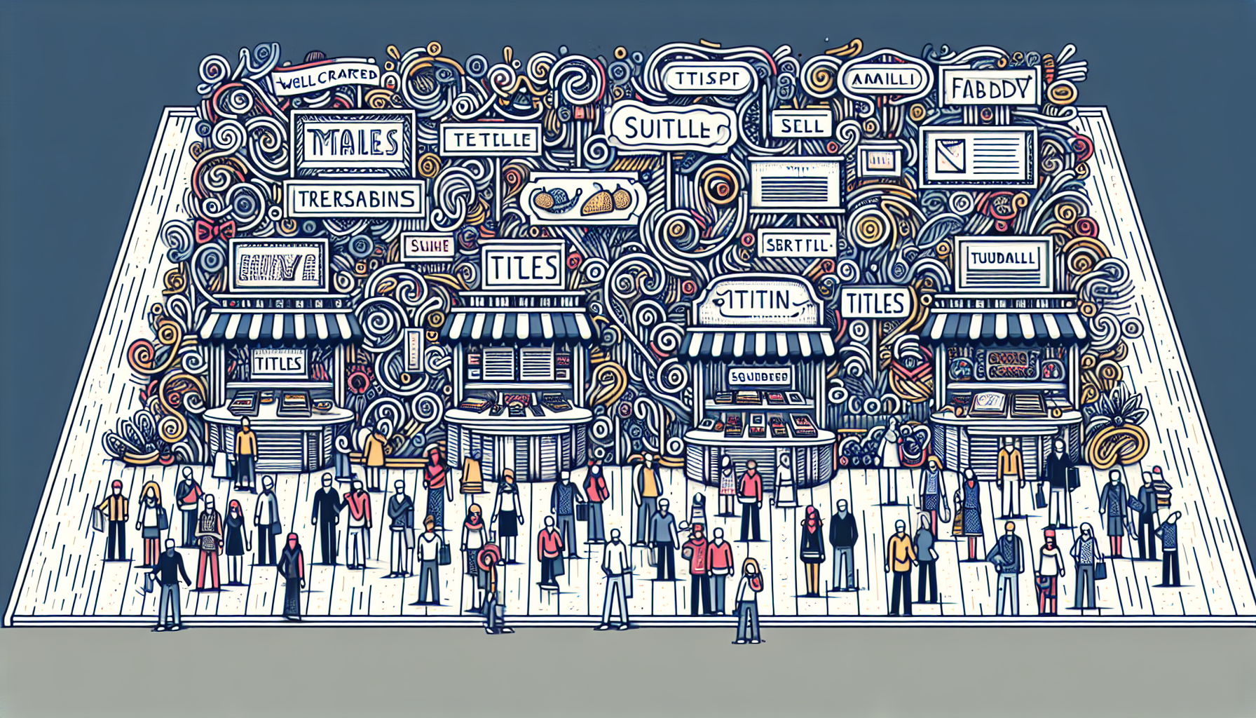 Illustration of real-world product title examples driving sales