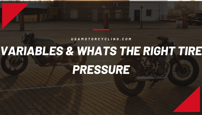 Variables in Pressure for Motorcycle Tires - Header Image