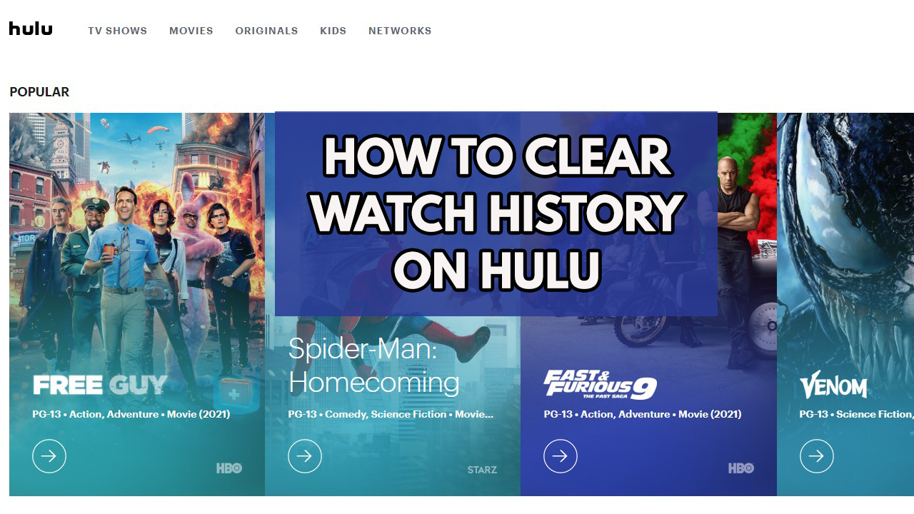 Clear Hulu watch history, Here's how to do it