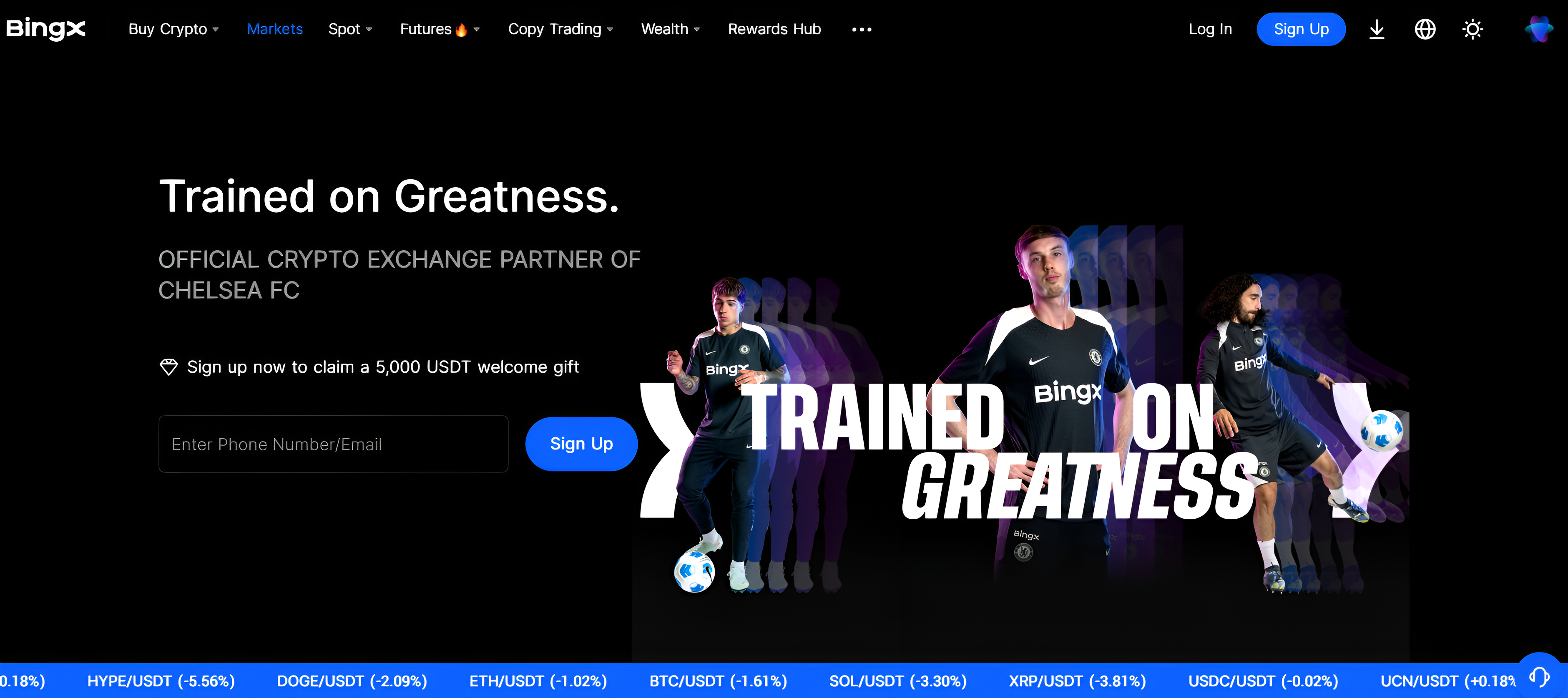 BingX - No KYC Crypto Exchange