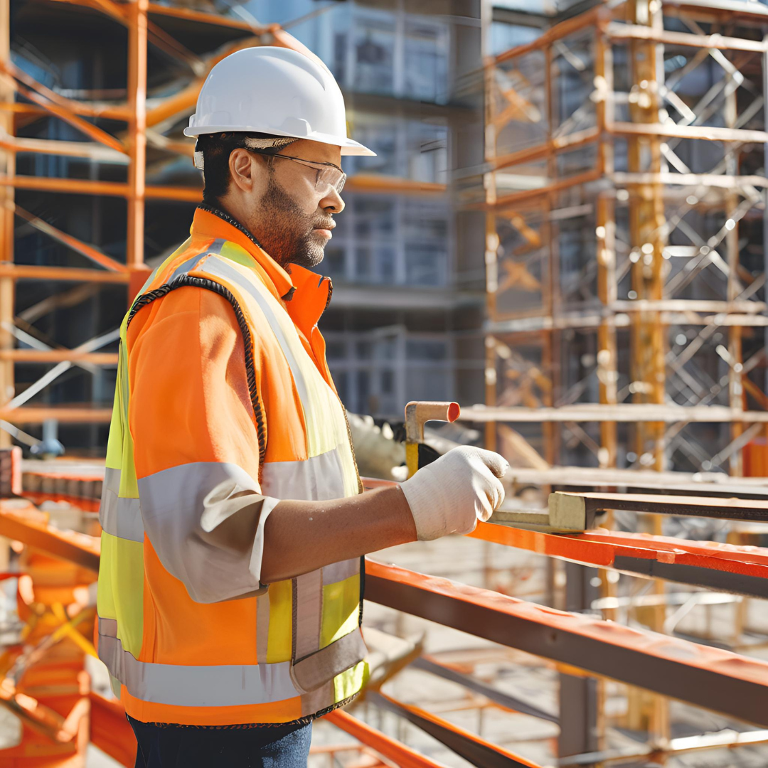 Safety workwear in construction - jacket - mens - clothes - accessories