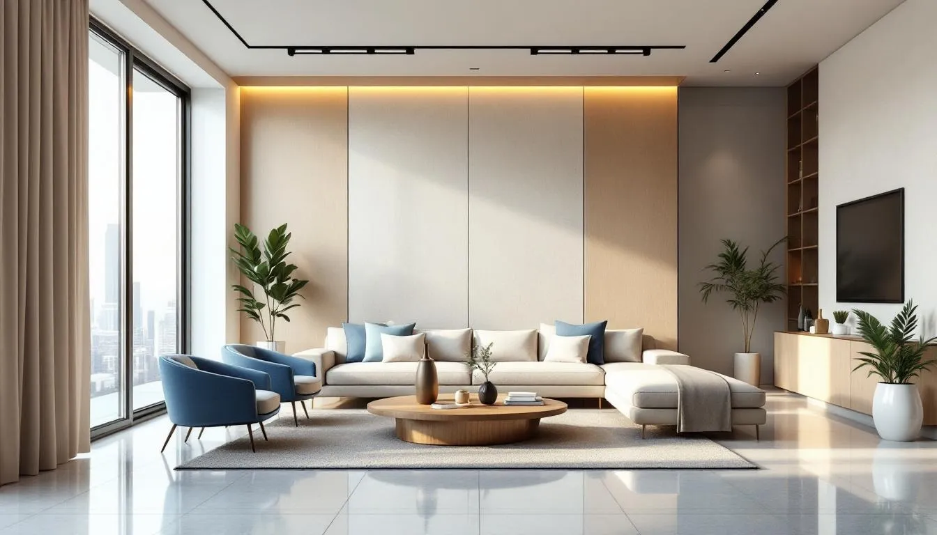 A clean and organized living space showcasing deep cleaning services in Dubai.