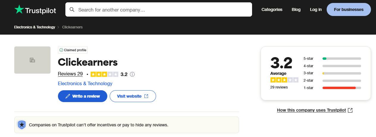 TrustPilot Ratings