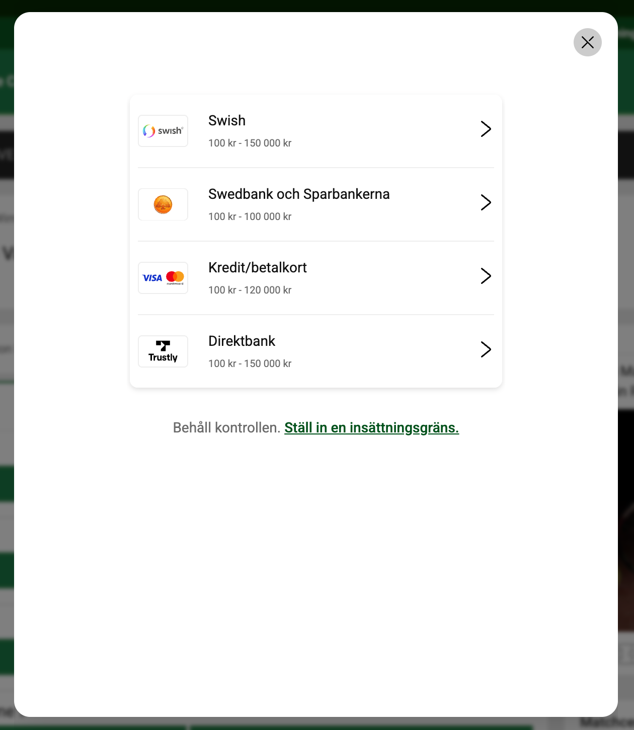 unibet uttag