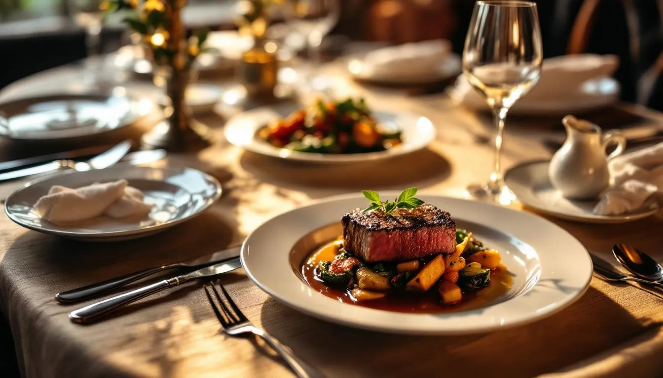 Saisonale Specials im Estilo Campo, präsentiert auf einem Tisch.