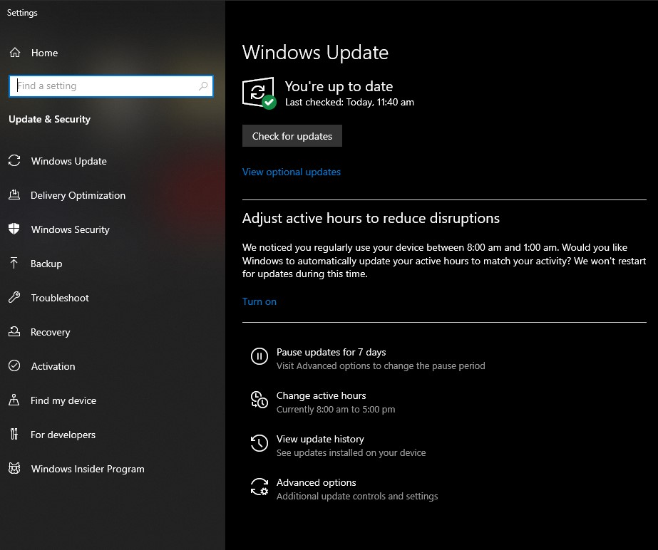Fix #3 Update Windows PC