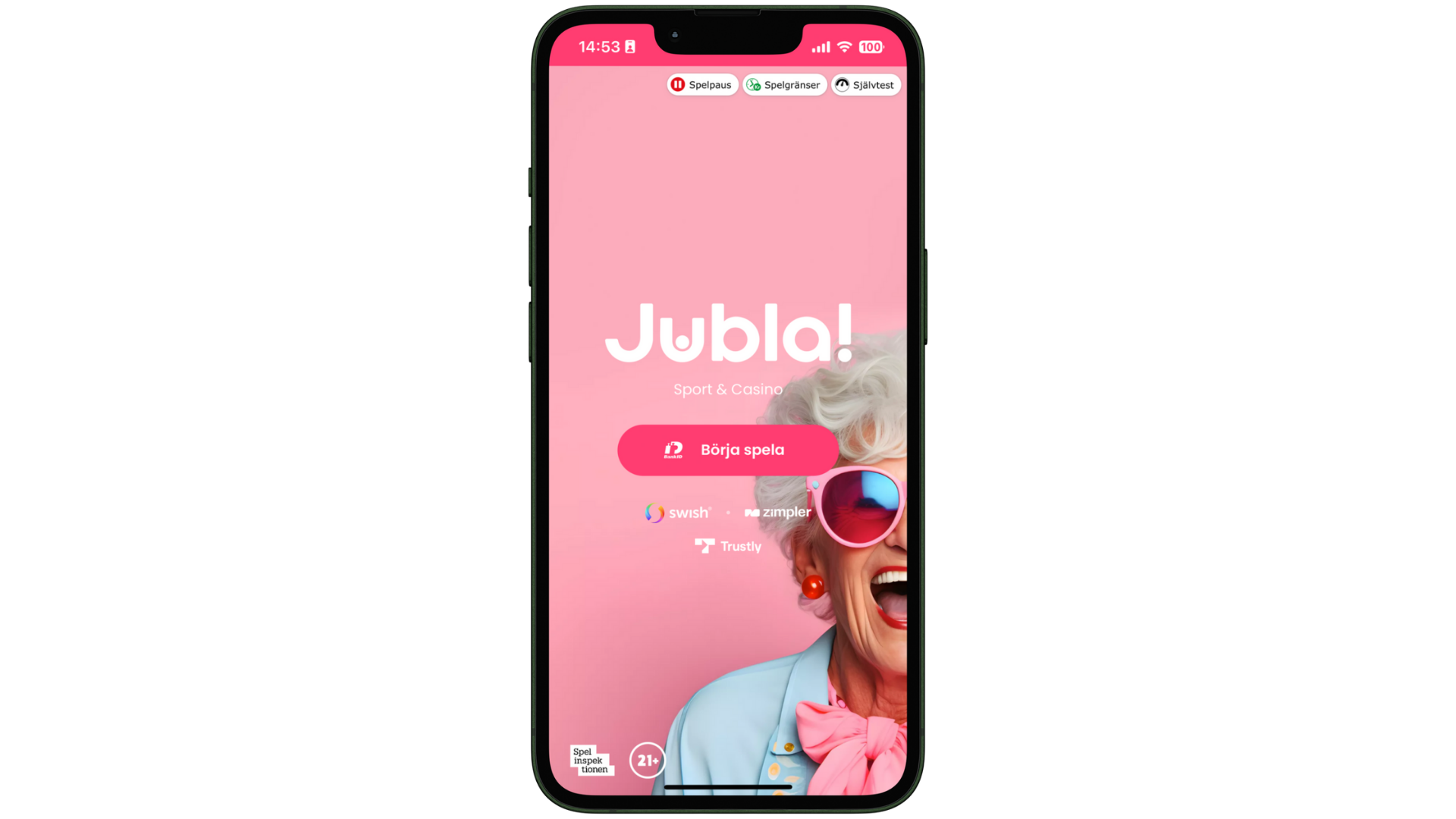 Jubla i mobilen