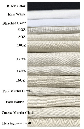 Types of Canvas Fabric