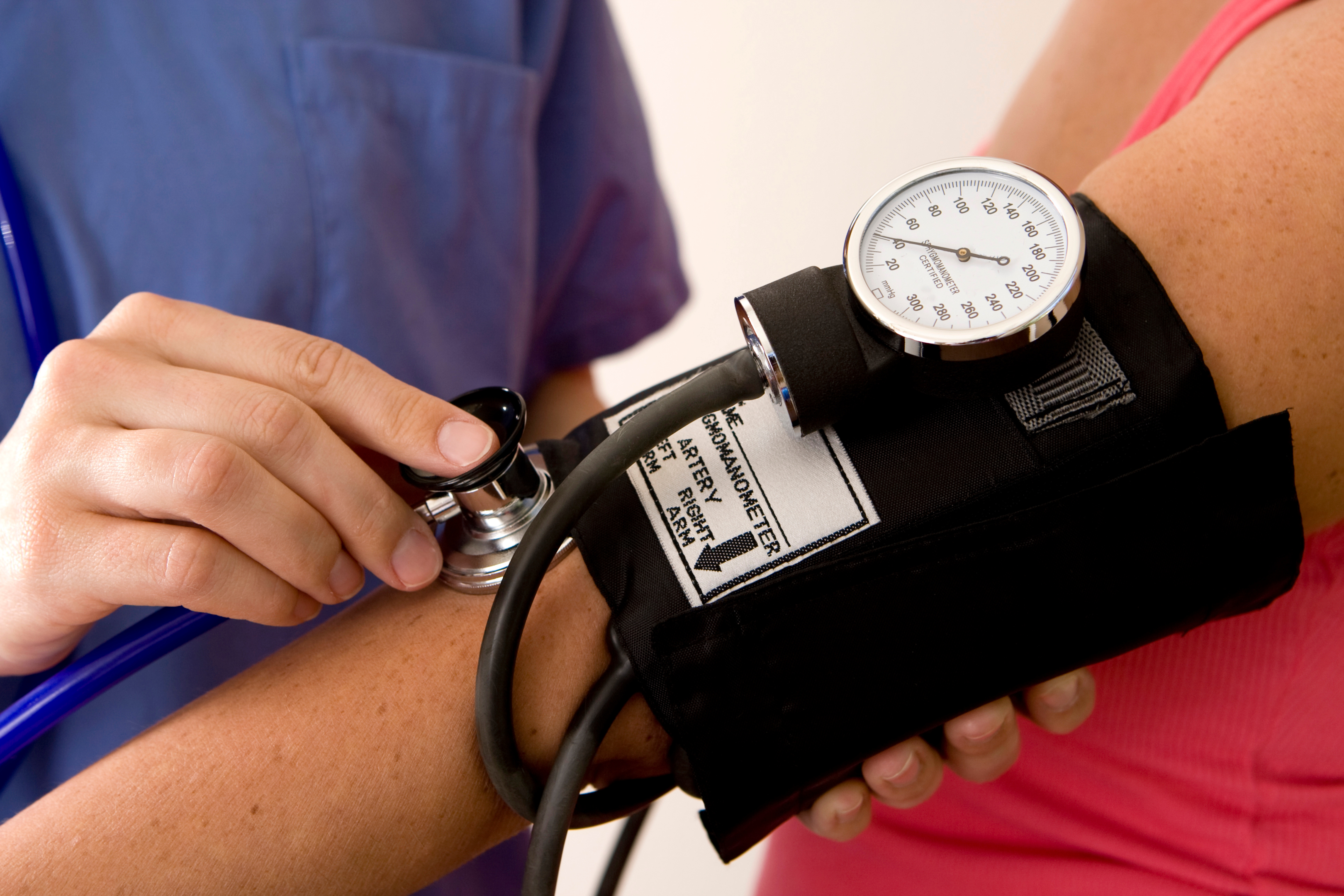 patient getting physical exam