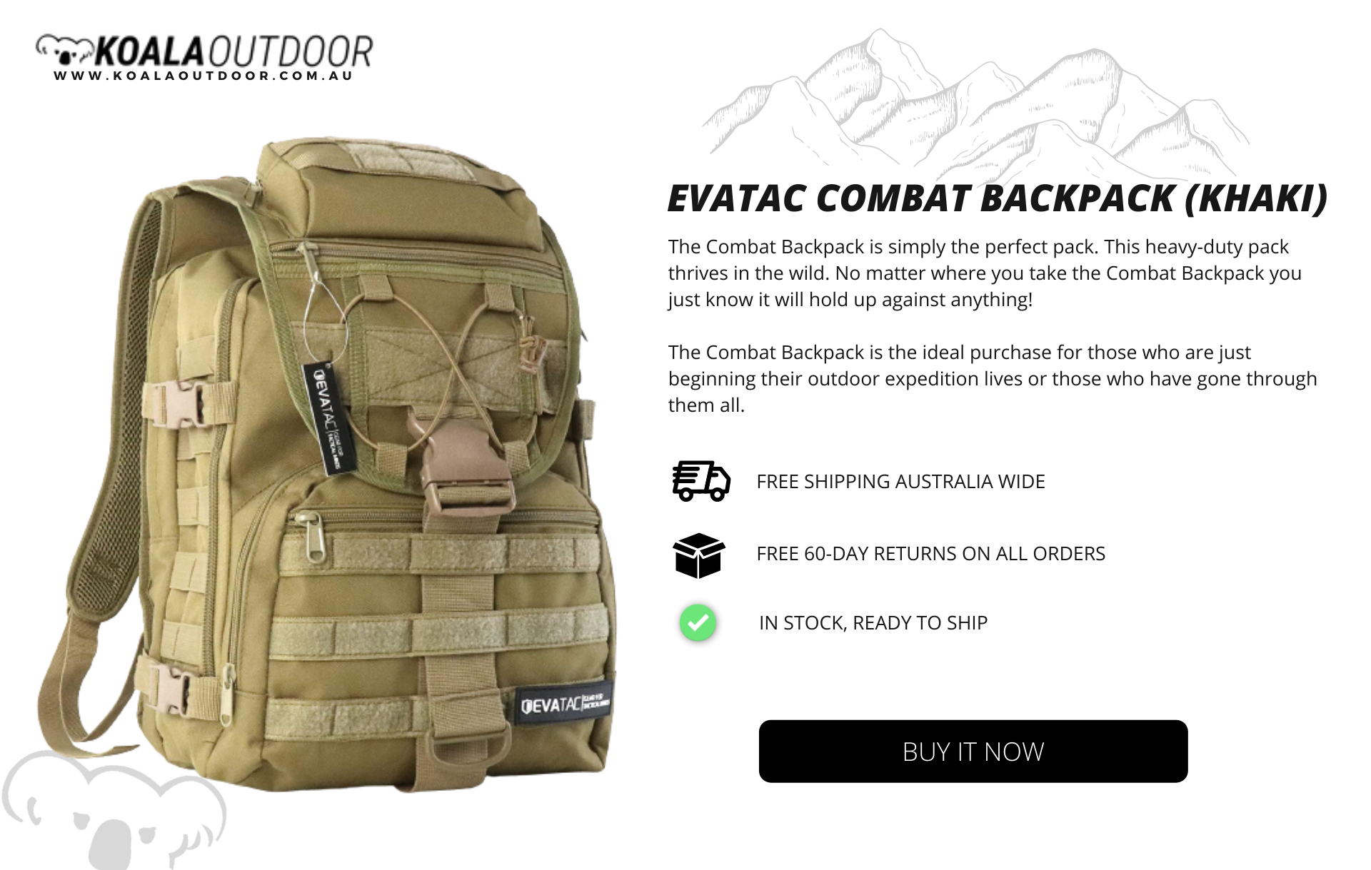 Evatac Combat Backpack