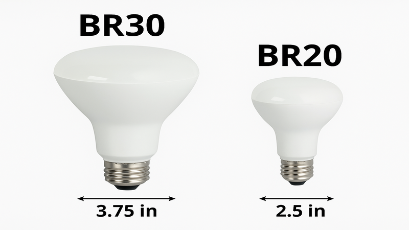 Bulged Reflector LED Bulbs are ideal replacement for incandescent lights