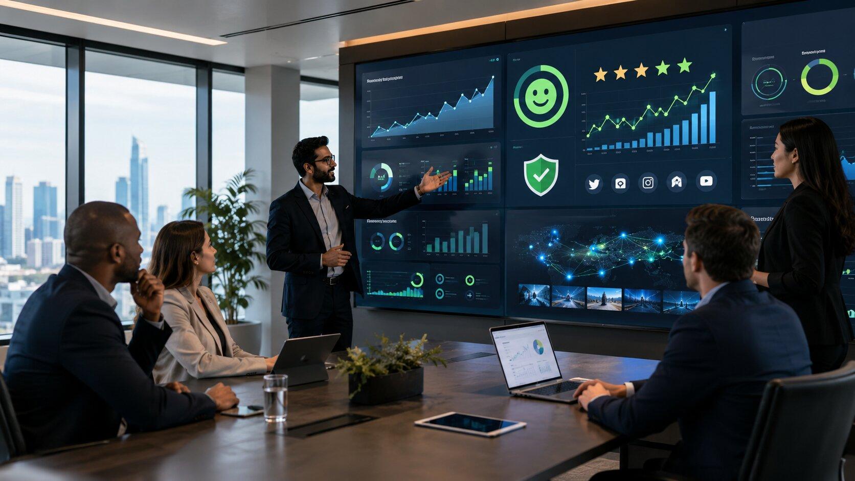Reputation management can improve customer trust, sales, market position, public sentiment, and long-term brand recovery.