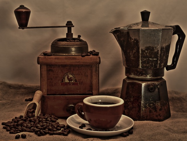 coffee, coffee cup, coffee grinder
