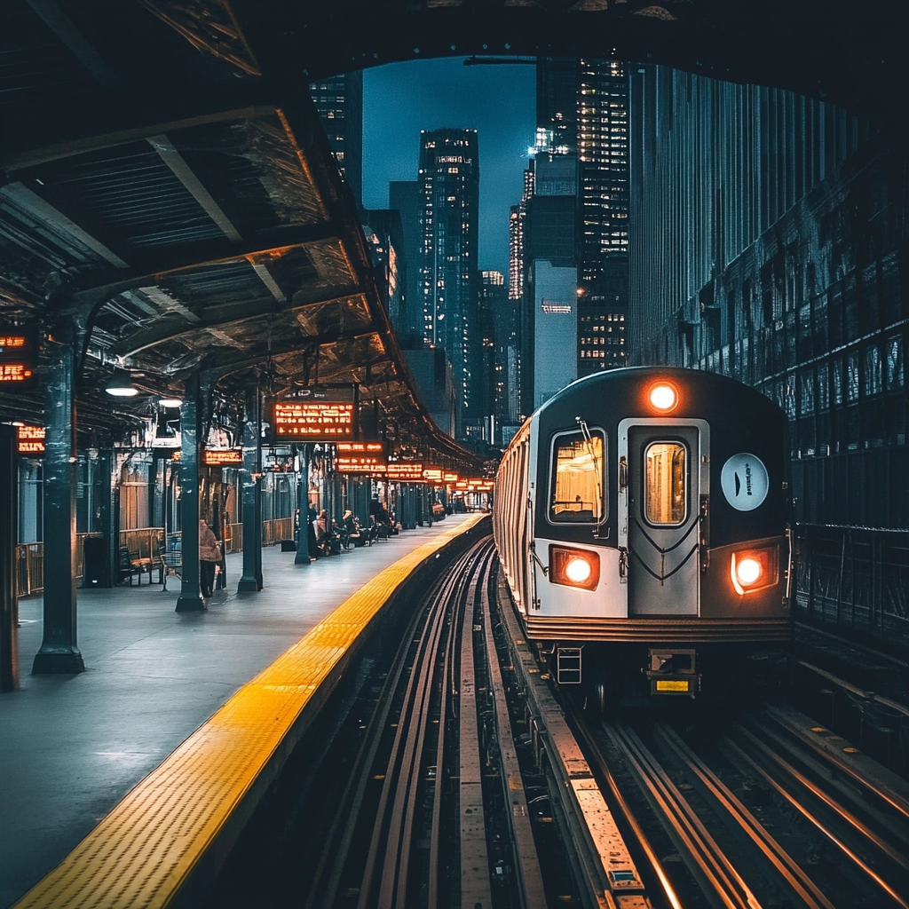 Using the NYC subway system for travel from JFK to Grand Central Terminal.